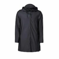 RAINS A-Line Jacket Black