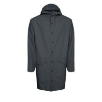 RAINS Long Jacket Slate