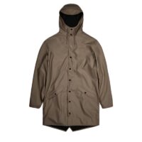 RAINS Long Jacket Wood