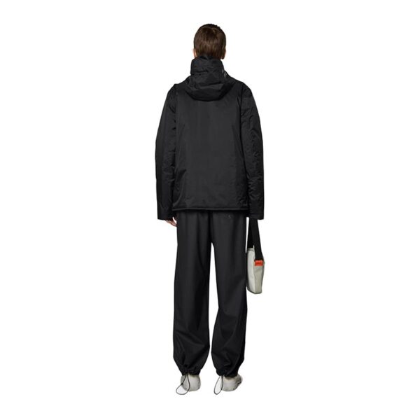 RAINS Padded Nylon Jacket Black