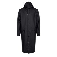 RAINS Longer Jacket Black
