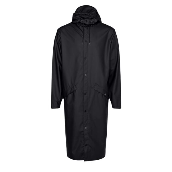 RAINS Longer Jacket Black