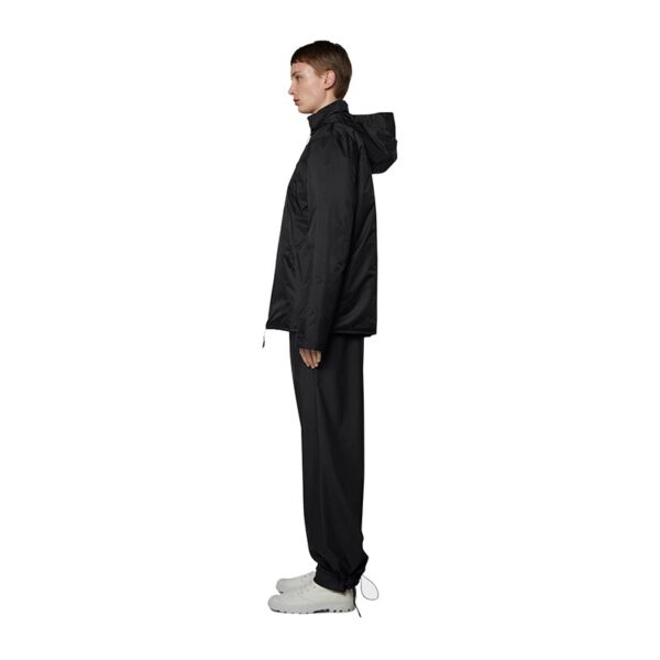 RAINS Padded Nylon Jacket Black