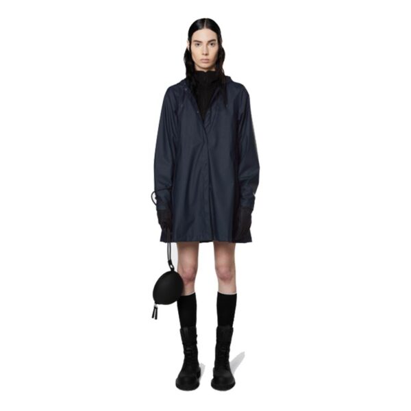 RAINS A-Line Jacket Navy