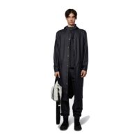 RAINS Longer Jacket Black