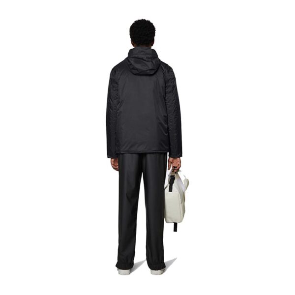 RAINS Padded Nylon Jacket Black