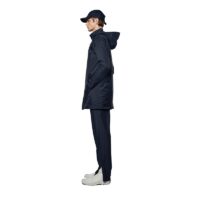 RAINS Gevoerde Regenjas Unisex Padded Nylon Coat Navy