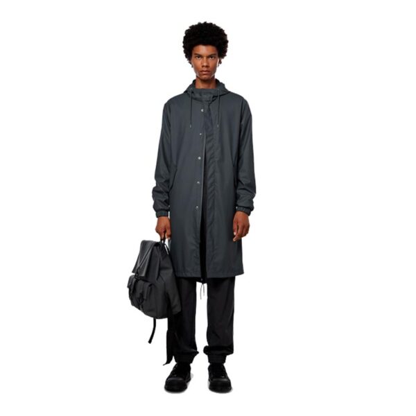 RAINS Regenjas Unisex Fishtail Parka Slate