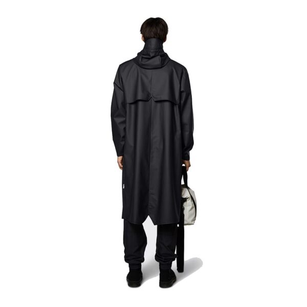 RAINS Longer Jacket Black