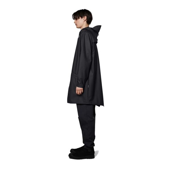 RAINS Long Jacket Black