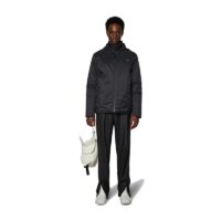 RAINS Padded Nylon Jacket Black