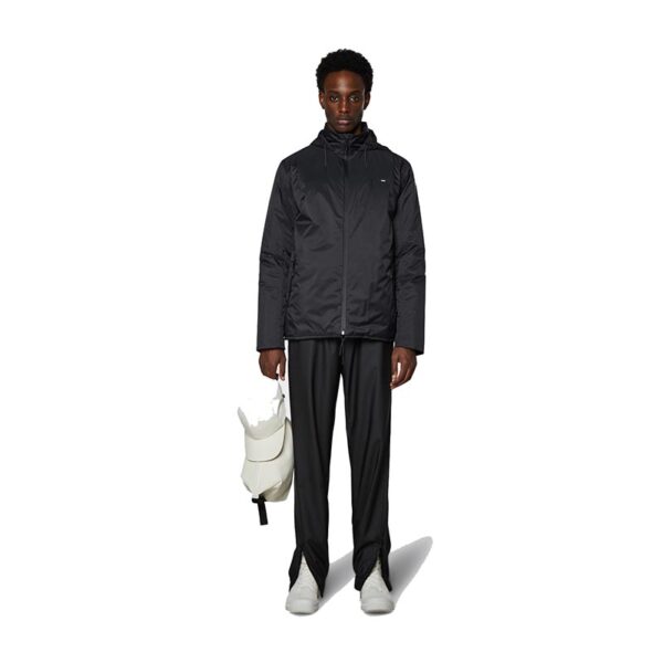 RAINS Padded Nylon Jacket Black