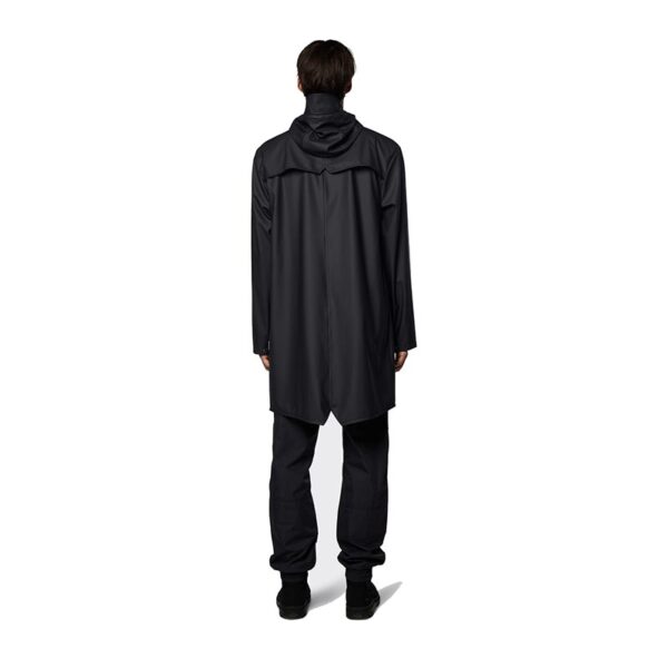 RAINS Long Jacket Black