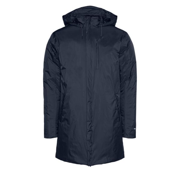 RAINS Gevoerde Regenjas Unisex Padded Nylon Coat Navy