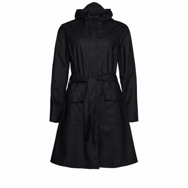 RAINS Curve Jacket Black