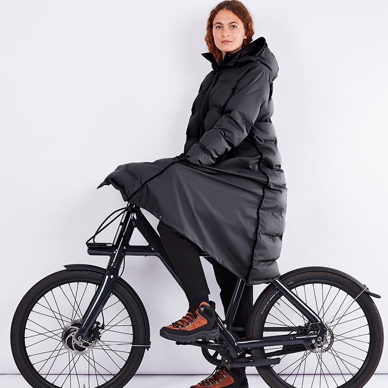 MAIUM Puffer Black Regenjas