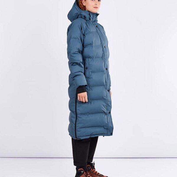MAIUM Regenjas Puffer Blue Grey