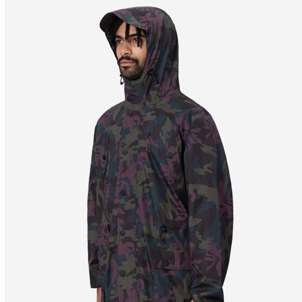 MAIUM Light Weight Parka Plum Camo