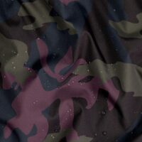 MAIUM Light Weight Parka Plum Camo