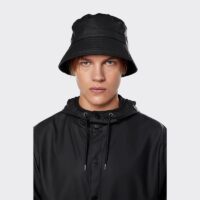 RAINS Bucket Hat Black