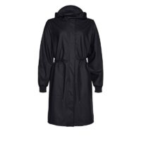 RAINS String Parka Black