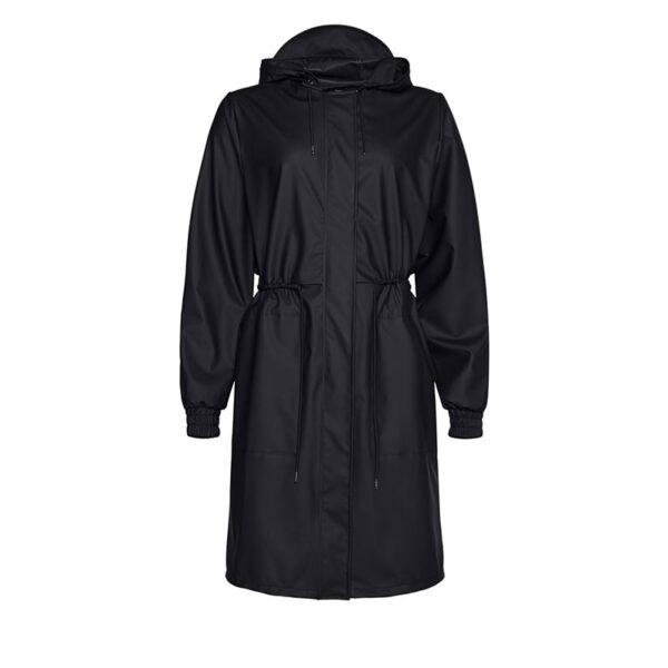 RAINS String Parka Black