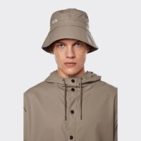 RAINS Bucket Hat Taupe