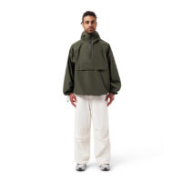 MAIUM Regenjas Unisex Anorak Army Green