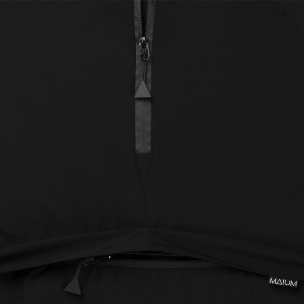 MAIUM Regenjas Unisex Anorak Black