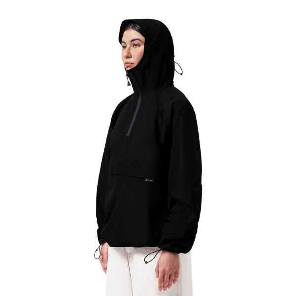 MAIUM Regenjas Unisex Anorak Black
