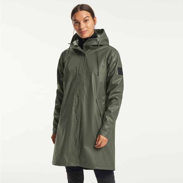 Tenson Regenjas Dames Apelviken PU Coat W Four leaf clover
