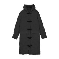 MAIUM Gevoerde Regenjas Unisex Padded Duffle Black