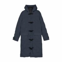 MAIUM Gevoerde Regenjas Unisex Padded Duffle Navy Blue