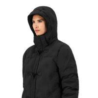 MAIUM Gevoerde Regenjas Unisex Padded Duffle Black