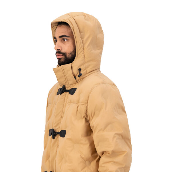 MAIUM Gevoerde Regenjas Unisex Padded Duffle Iced Coffee