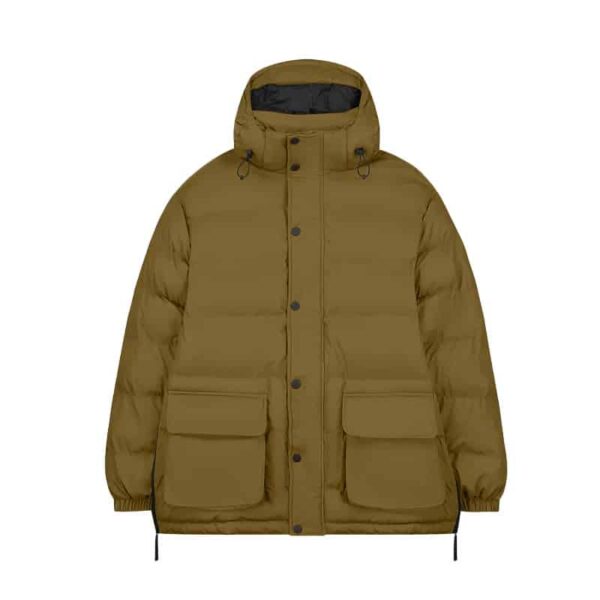 MAIUM Gevoerde Regenjas Unisex Short Puffer Plantation