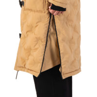 MAIUM Gevoerde Regenjas Unisex Padded Duffle Iced Coffee