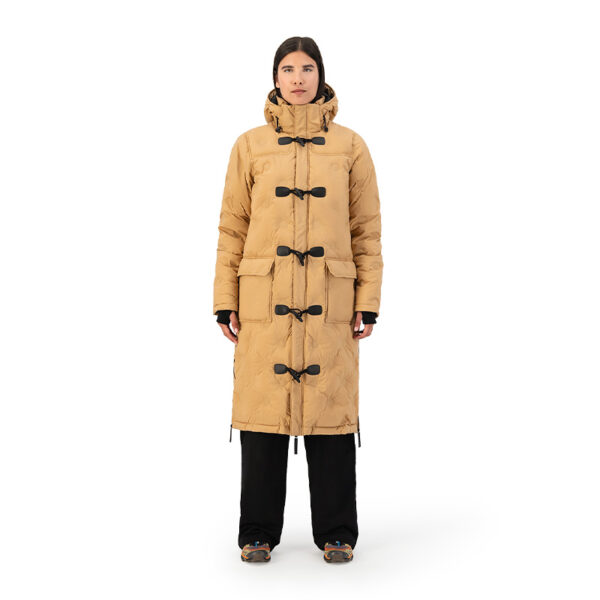 MAIUM Gevoerde Regenjas Unisex Padded Duffle Iced Coffee