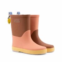 Sticky Lemon Rain Boots Colourblocking Willow Brown + Berry Swirl + Vanilla Sorbet