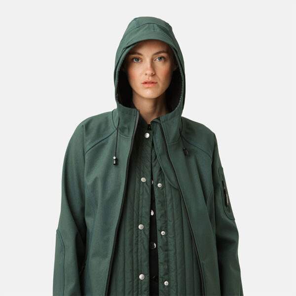 Ilse Jacobsen Regenjas Dames RAIN37L Beetle Green
