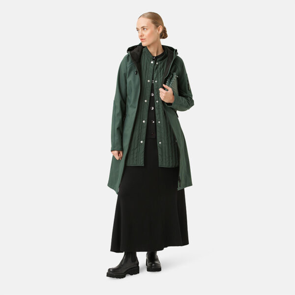 Ilse Jacobsen Regenjas Dames RAIN37L Beetle Green