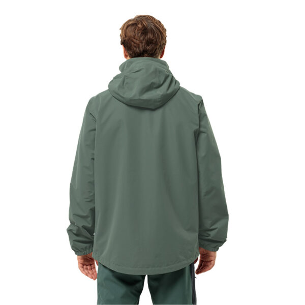 Jack Wolfskin Regenjas Heren Stormy Point 2L Hedge Green