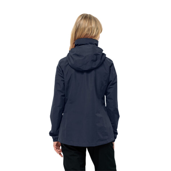Jack Wolfskin Regenjas Dames Stormy Point 2L Night Blue