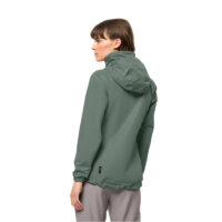 Jack Wolfskin Regenjas Dames Stormy Point 2L Hedge Green