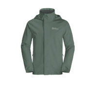 Jack Wolfskin Regenjas Heren Stormy Point 2L Hedge Green