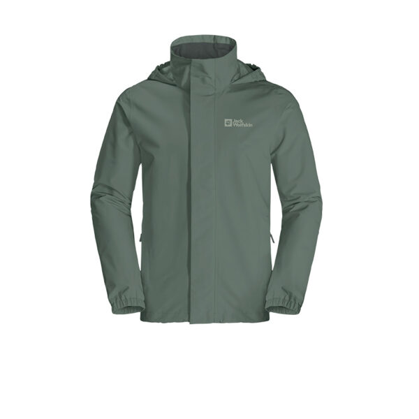 Jack Wolfskin Regenjas Heren Stormy Point 2L Hedge Green
