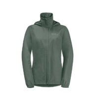 Jack Wolfskin Regenjas Dames Stormy Point 2L Hedge Green