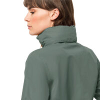 Jack Wolfskin Regenjas Dames Stormy Point 2L Hedge Green
