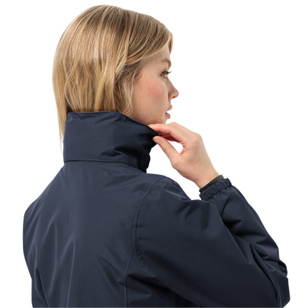 Jack Wolfskin Regenjas Dames Stormy Point 2L Night Blue