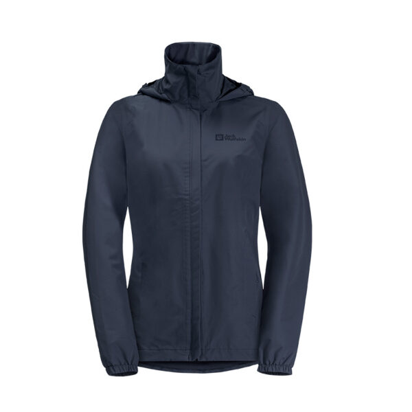 Jack Wolfskin Regenjas Dames Stormy Point 2L Night Blue